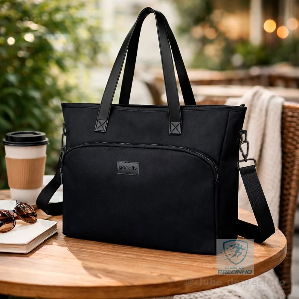 Bolsa Godaily Tote Loop Transversal Feminina Dia a Dia