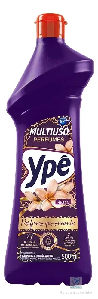 Limpador Multiuso Árabe Ypê Perfumes Squeeze 500ml