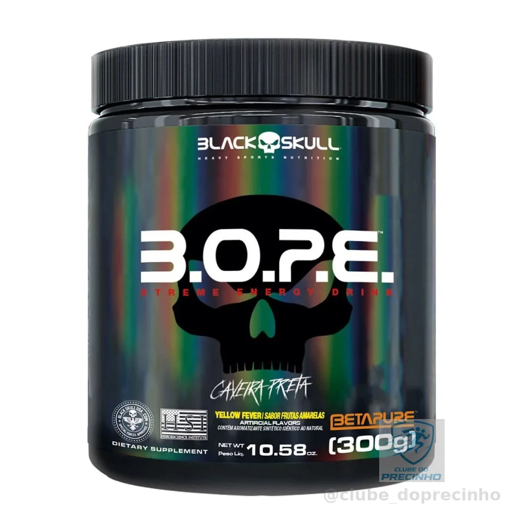 Pré Treino Bope Original 300g - Black Skull