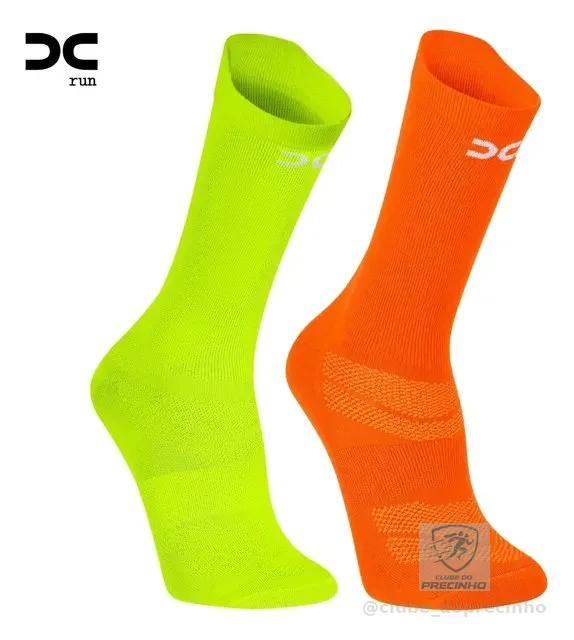 Kit 2 Pares Meia Esportiva Unissex Running Ciclismo Fitness