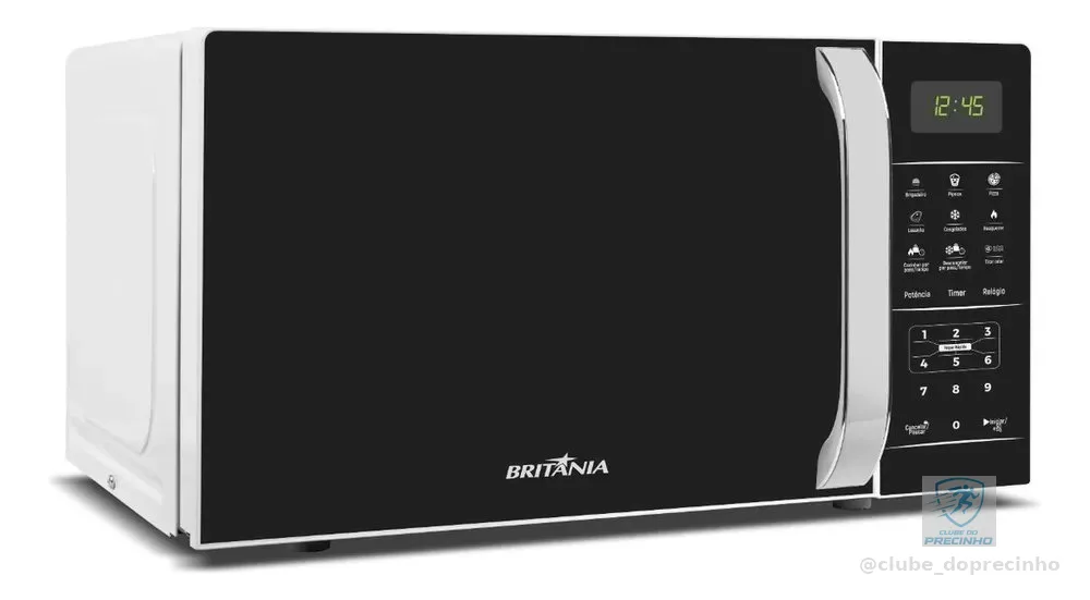 Micro-ondas Britânia Bmo23 De Preto 20l Branco