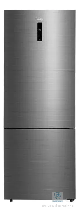 Geladeira Midea Mdrb593fgd463 Inverse Inox 416l Bivolt Inox Bivolt