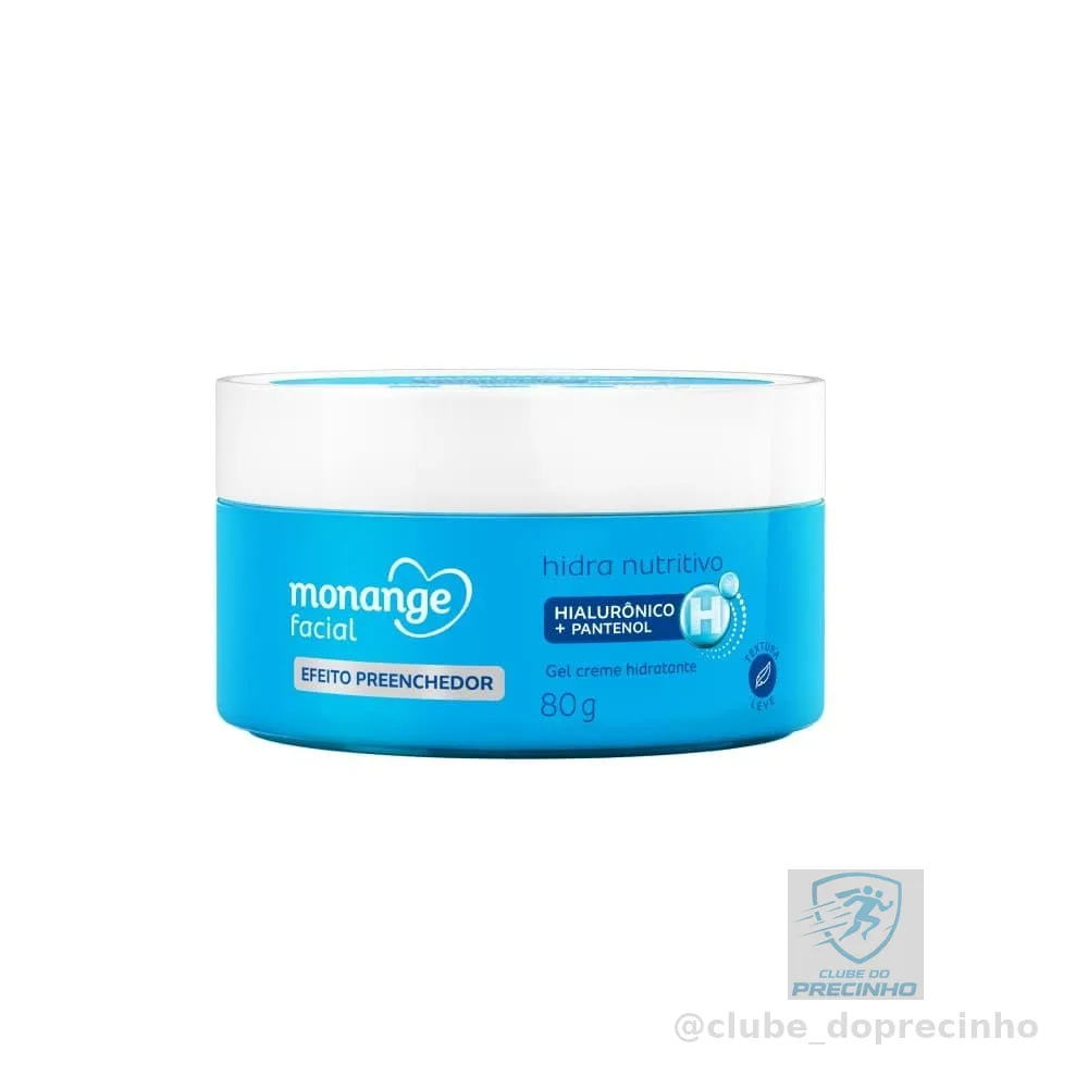 Hidratante Monange Facial Hidra Nutritivo com Ácido Hialurônico e Pantenol 80g