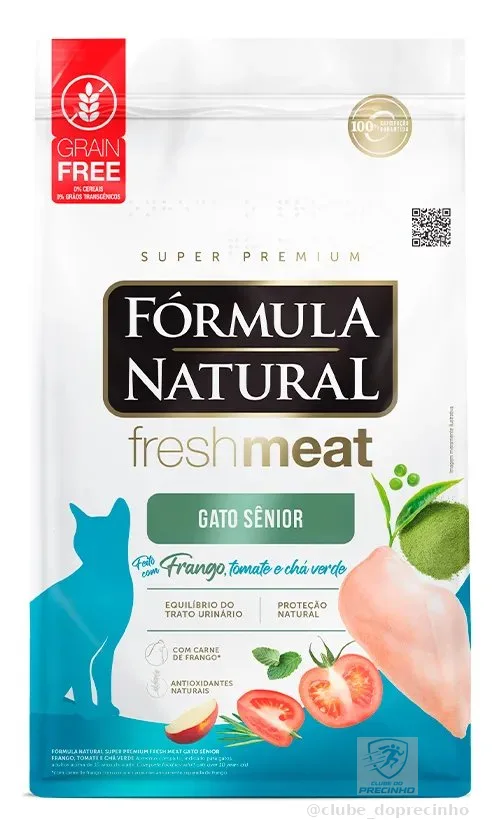 Formula Natural Fresh Meat Gato Senior 7+ Frango 10,1kg