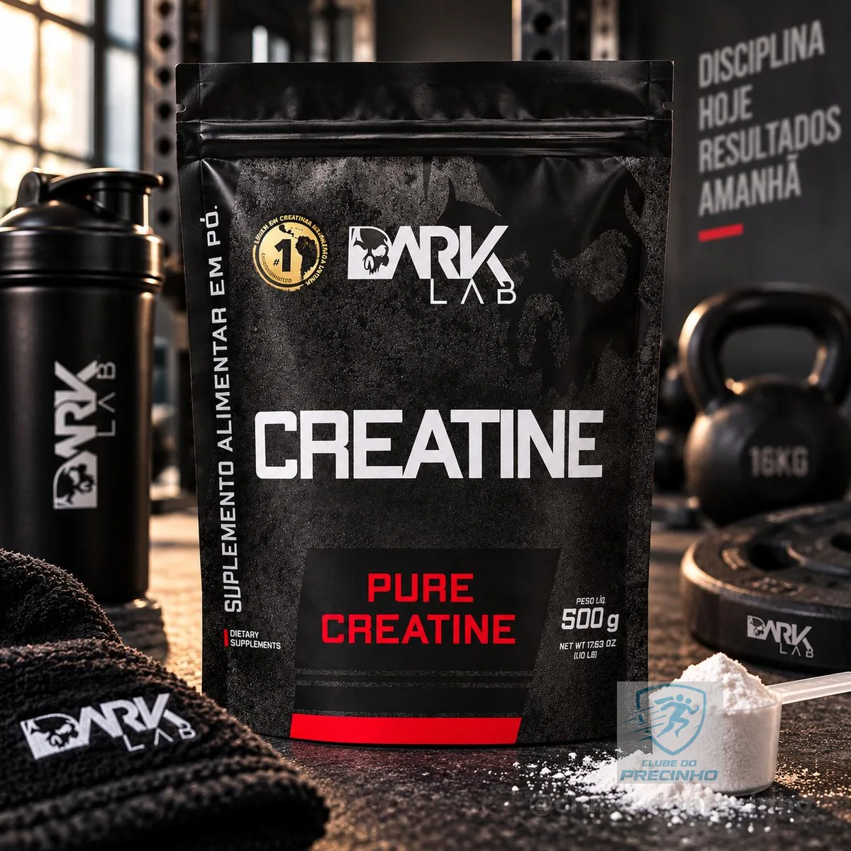 Creatina Monohidratada Pura 500g Dark Lab Unidade