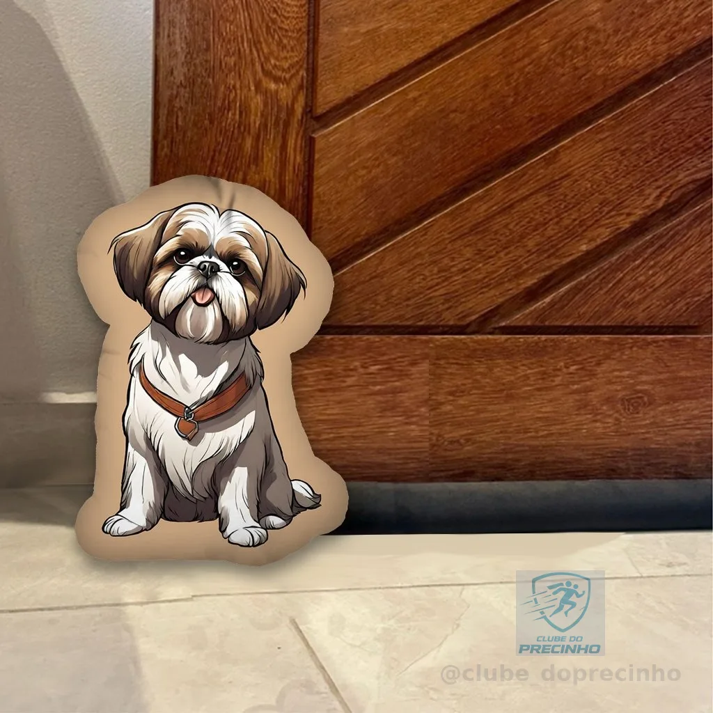 Peso de Porta 3D Shih Tzu cachorro decorativo