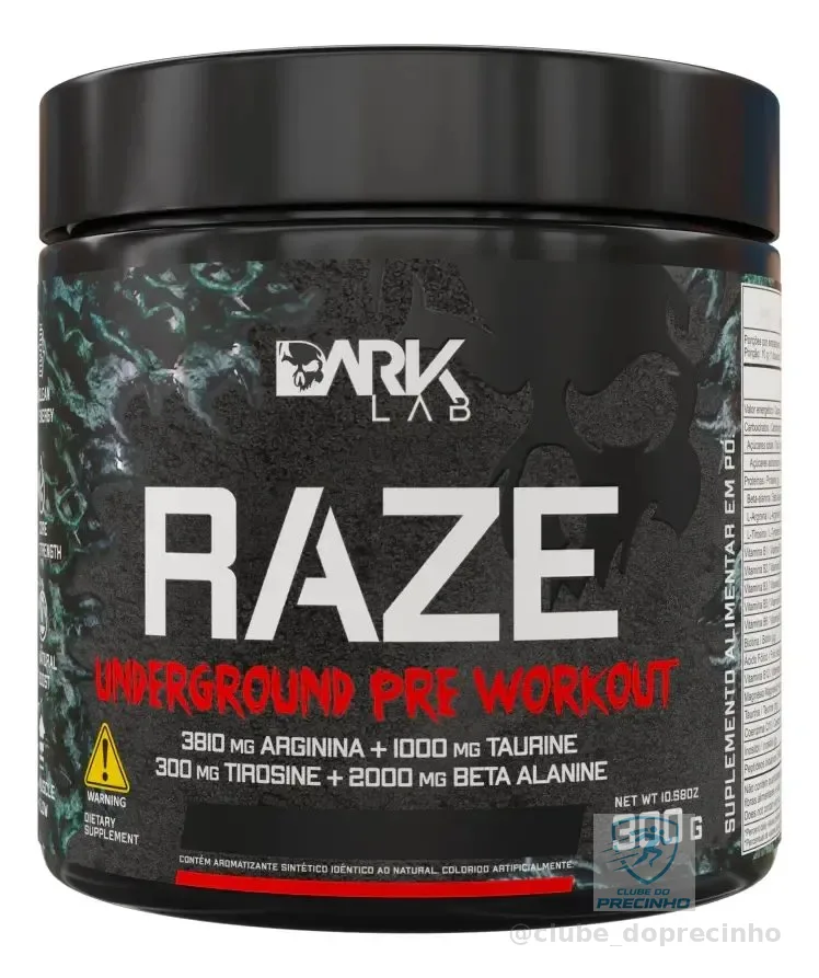 Pre Treino Raze Melancia 300g Dark Lab