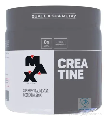 Creatina 150g Creatina Monohidratada Max Titanium Sem Sabor Alta Pureza