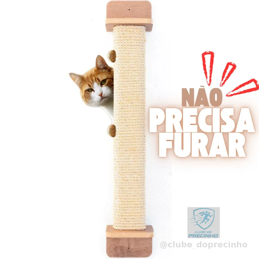 Arranhador Premium para Gatos – Resistente, Seguro e de Fácil Instalação
