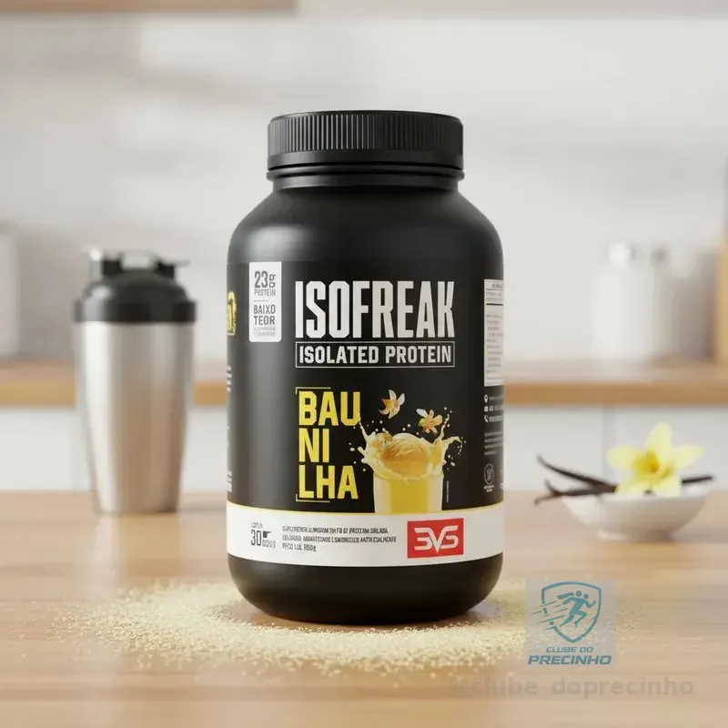 Whey Isolado Isofreak 900g Sabor: Baunilha - Fórmula Avançada Com 23g De Proteína Por Dose