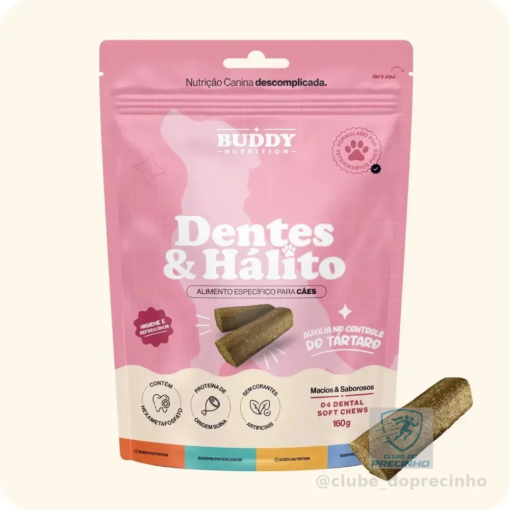 Dentes & Hálito - Cuidado Oral Para Cães - Buddy Nutrition