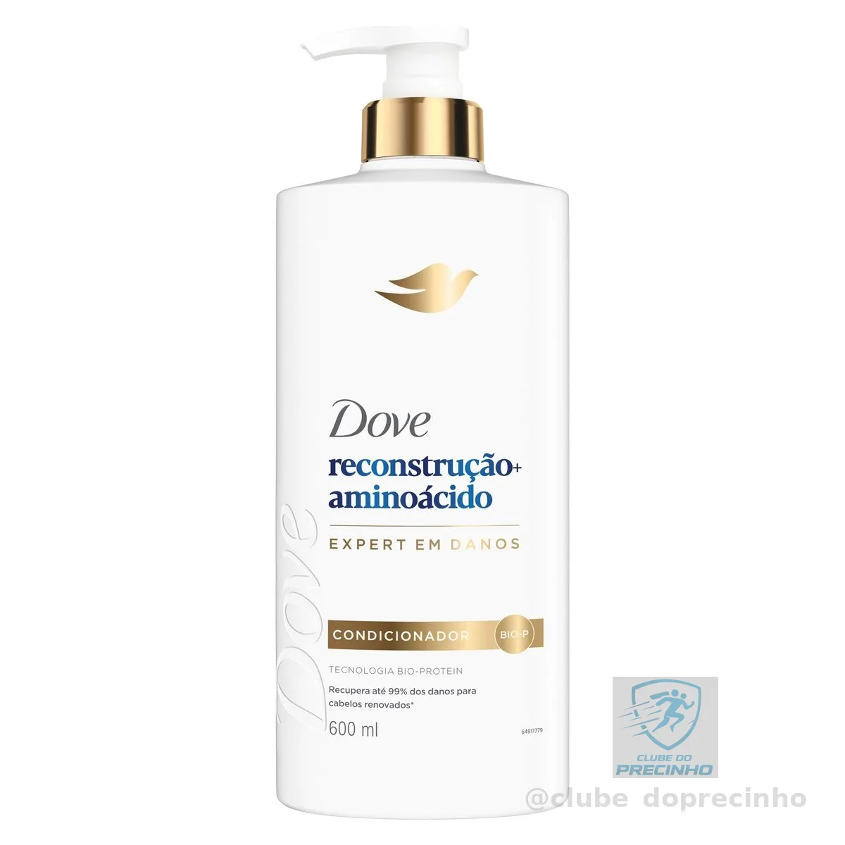 Dove Condicionador Reconstrução + Aminoácido 600ml Pump