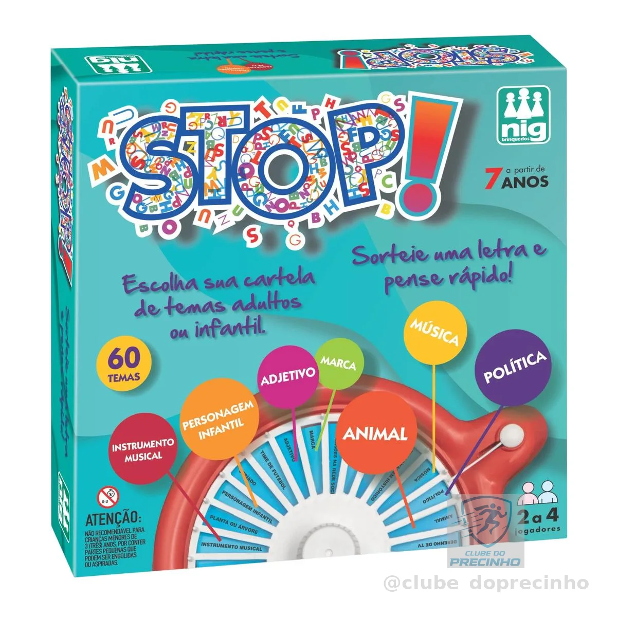Jogo Stop, Nig, 60 Temas
