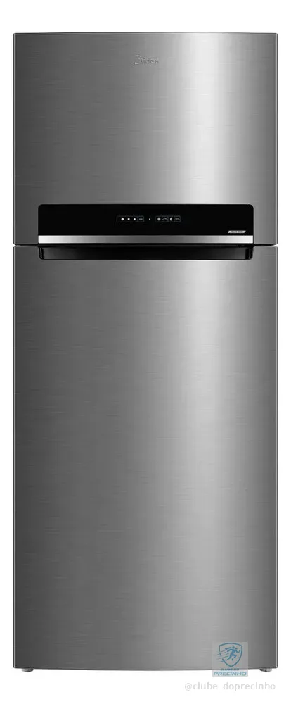 Geladeira Frost Free Duplex 473l Inverter Cor Inox Midea