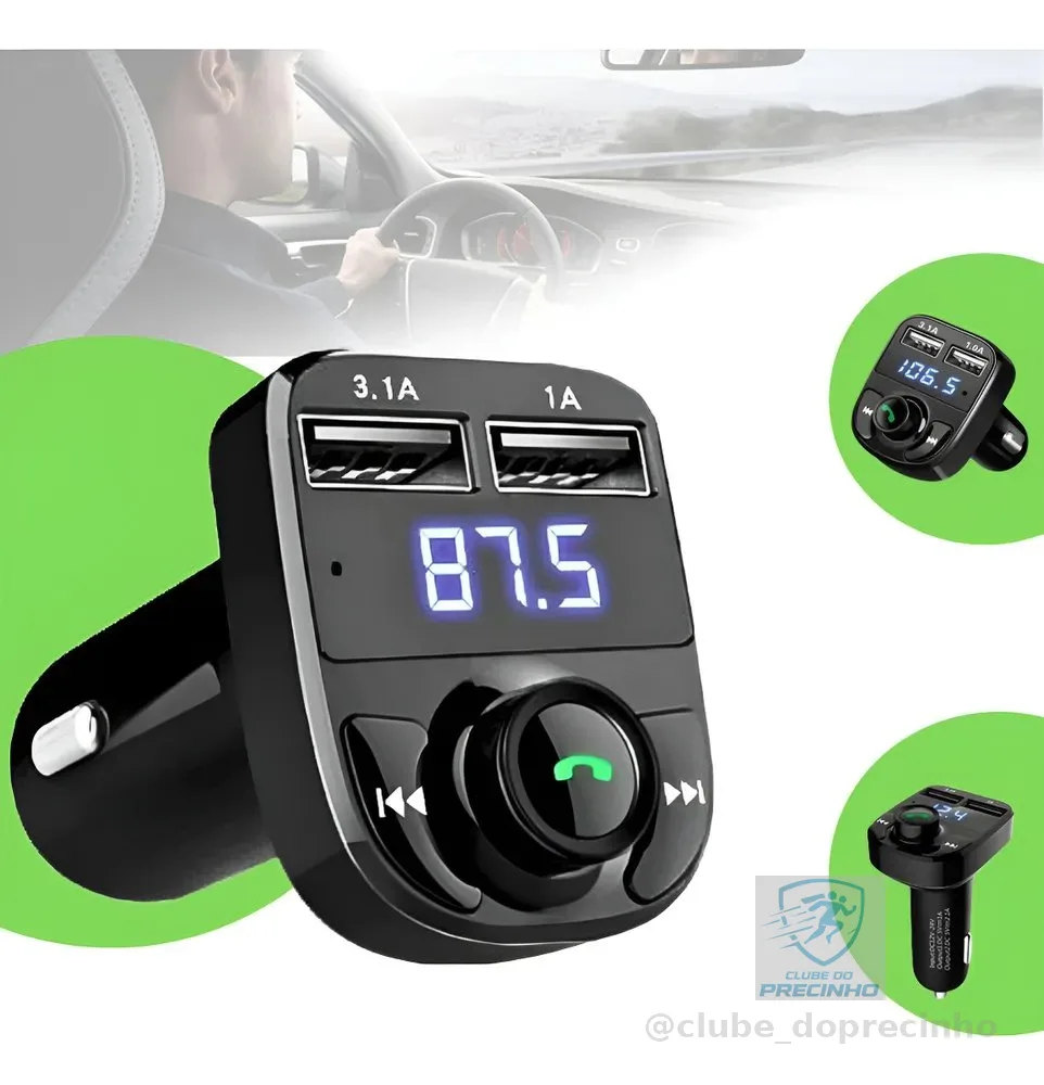 Adaptador Bluetooth Carro Universal Transmissor Gotwire? Carregador Automotivo