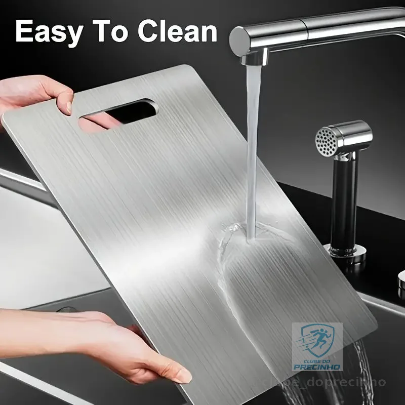 Tábua De Corte 304 Aço Inoxidável Antibacteriana À Prova De Mofo 46 cm tábua de cozinha