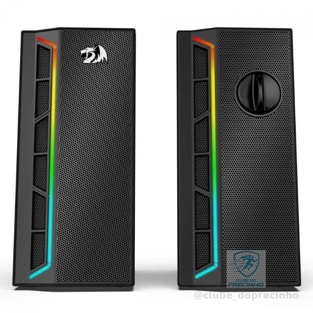 CAIXA DE SOM GAMER CALLIOPE RGB PRETO