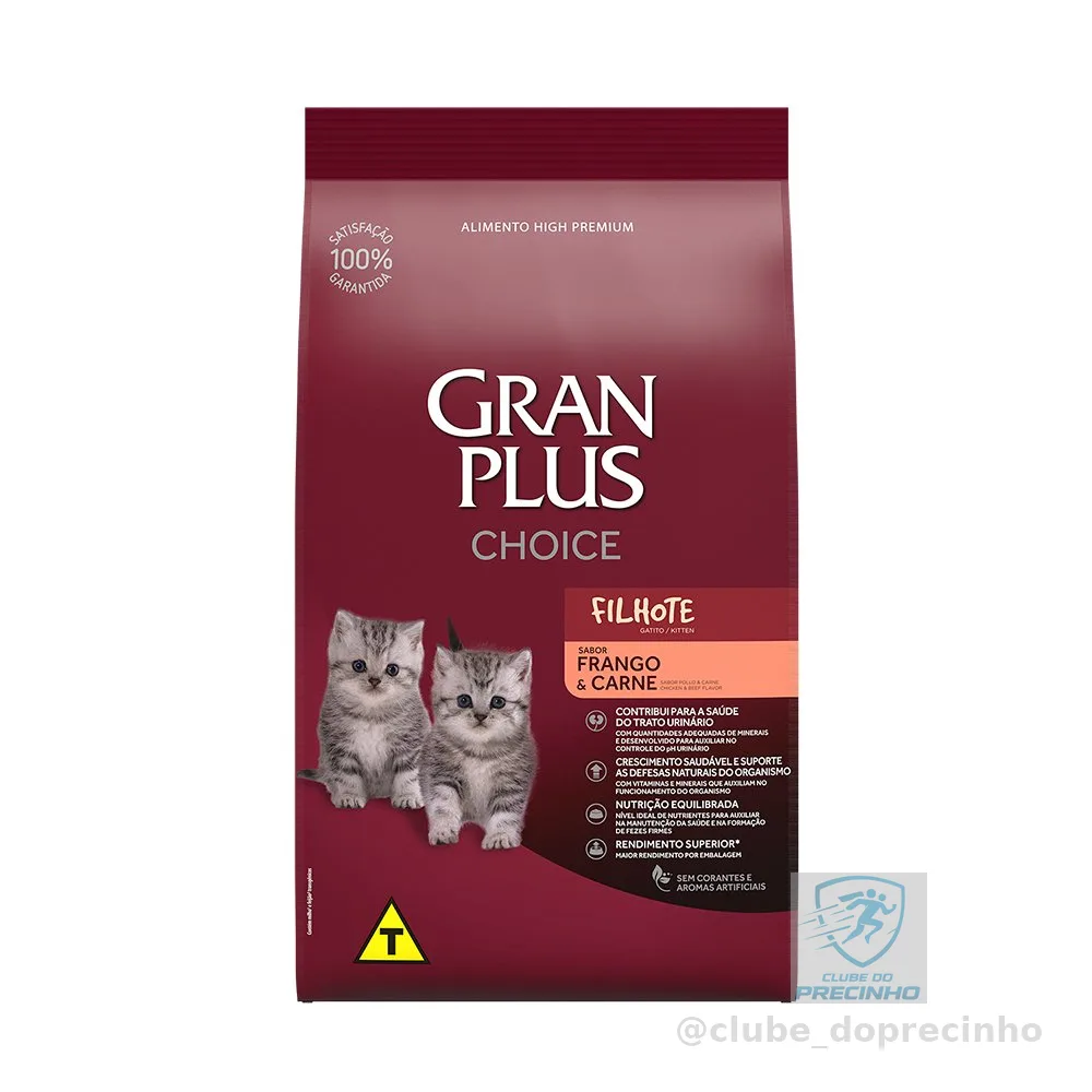 Ração GranPlus Choice Gatos Filhotes 10,1kg