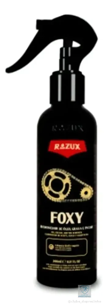 Removedor de Óleo, Graxa e Piche Foxy Razux 240ml Motocicleta
