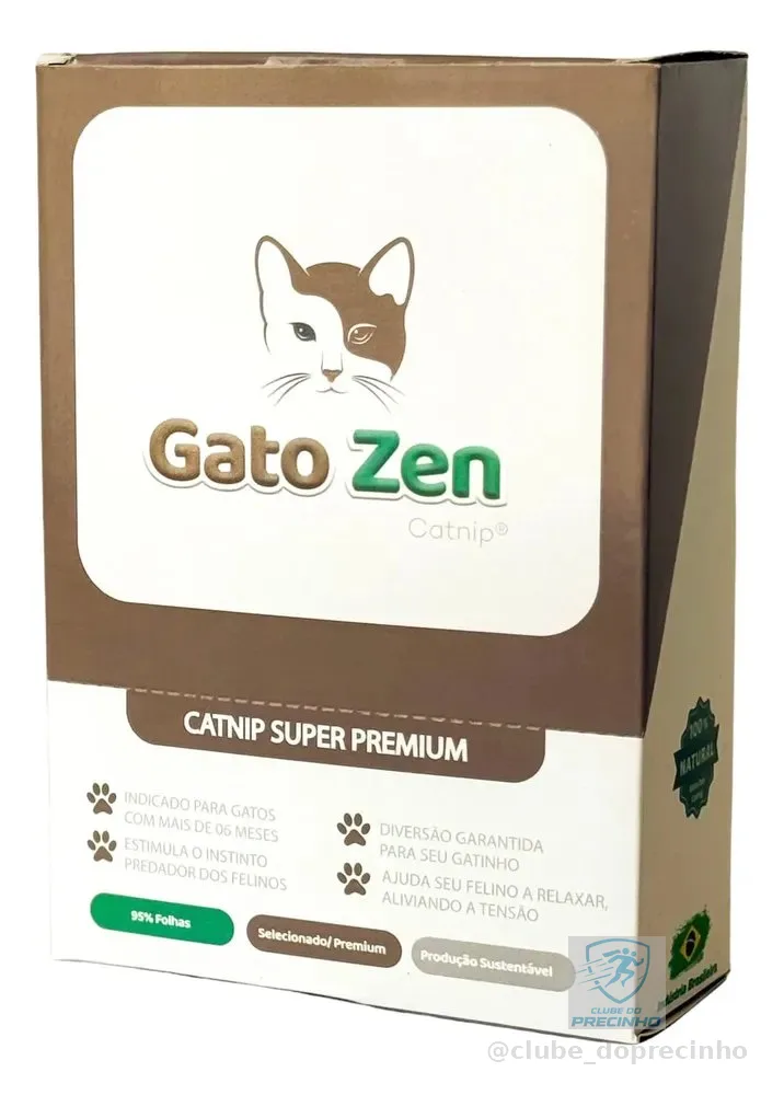 10 Catnip Super Premium Erva Dos Gatos Verde-escuro