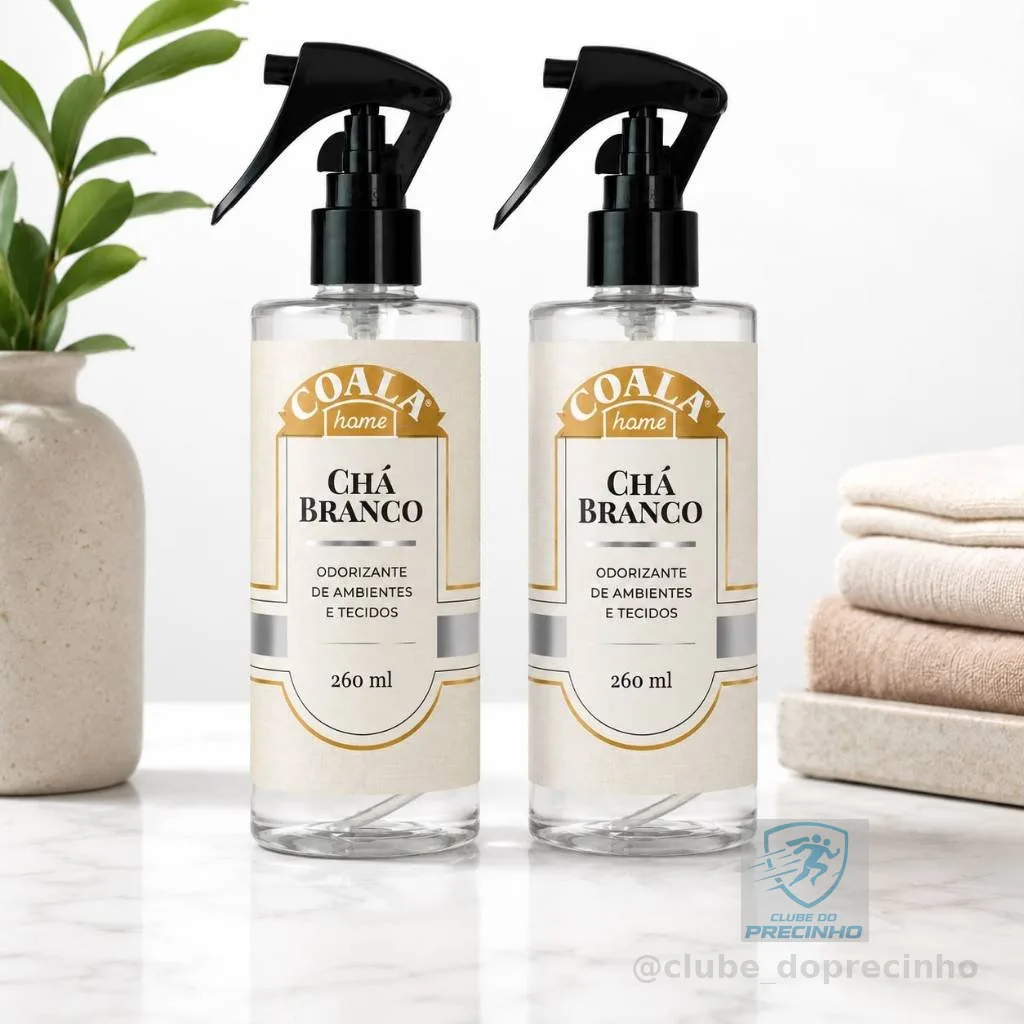 Odorizante de Ambientes e Tecidos  – Fácil de Usar, Perfume Agradável, 260ml Chá Branco o similar do chá branco