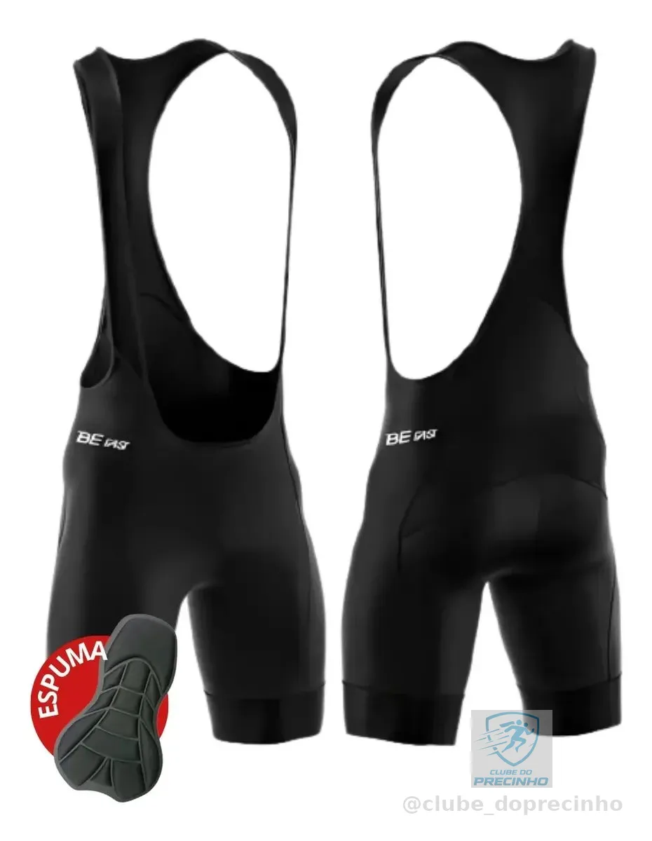Bretelle Ciclismo Roupa Bike C/ Forro Interno E Proteção Uv - M ao 3G