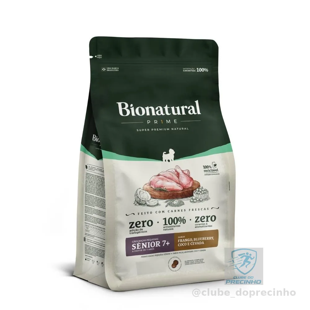 Ração Special Dog Bionatural Prime Raças Pequenas Senior 7+ Frango 15Kg