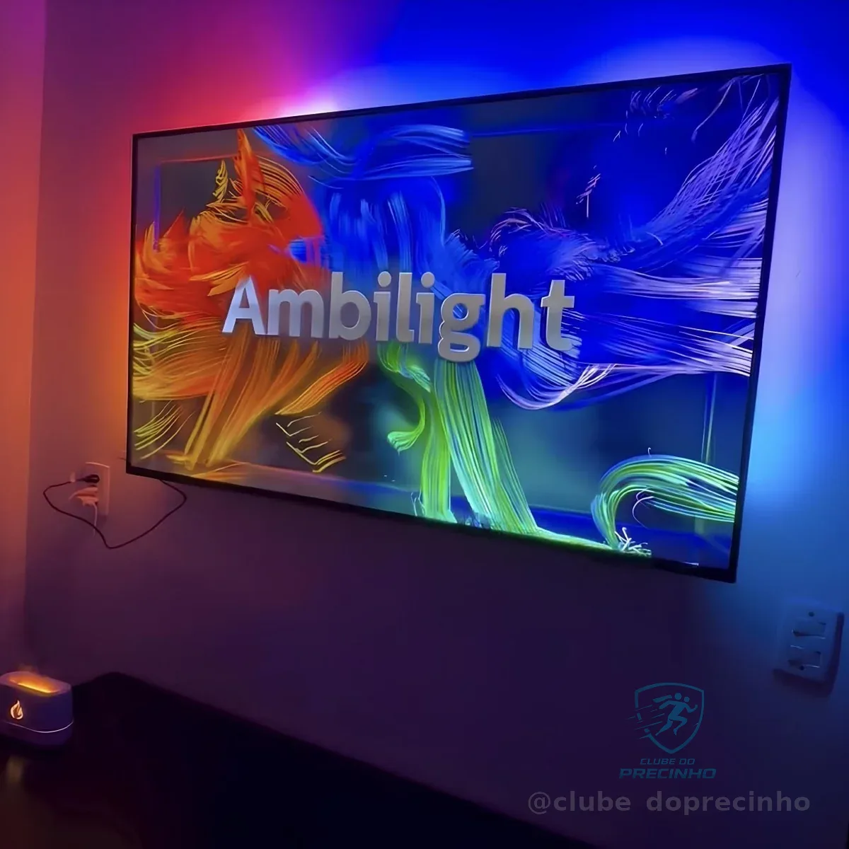 PHILIPS, Smart TV Ambilight 65" 4K, 65PUG8100/78, Comando de Voz, HDR10+/Dolby Atmos, VRR/ALLM, Bluetooth