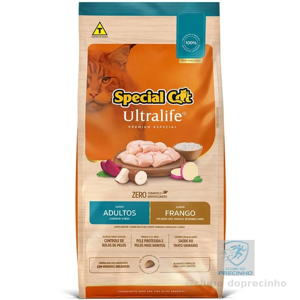 Special Cat Gatos Adultos Frango E Arroz 3 Kg
