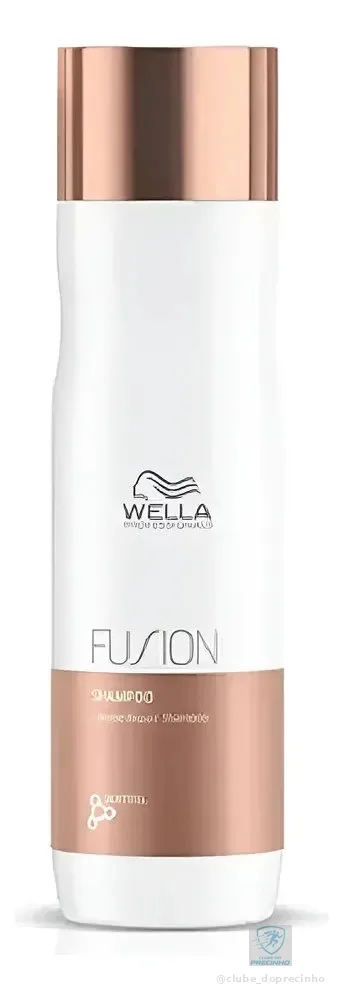 Shampoo Wella Fusion 250ml: Reparação Extrema 95% Mais Forte