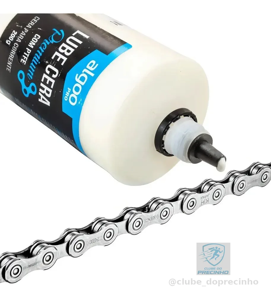 Óleo Lubrificante Corrente Bike Algoo Lube Cera 200ml C/ptfe