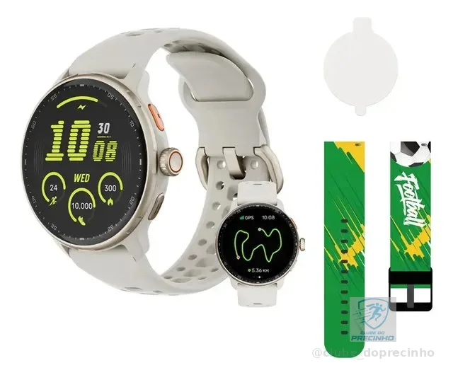 Relógio Smartwatch Bettdow Fb050 Gps Tela Amoled 1.43 Cinza