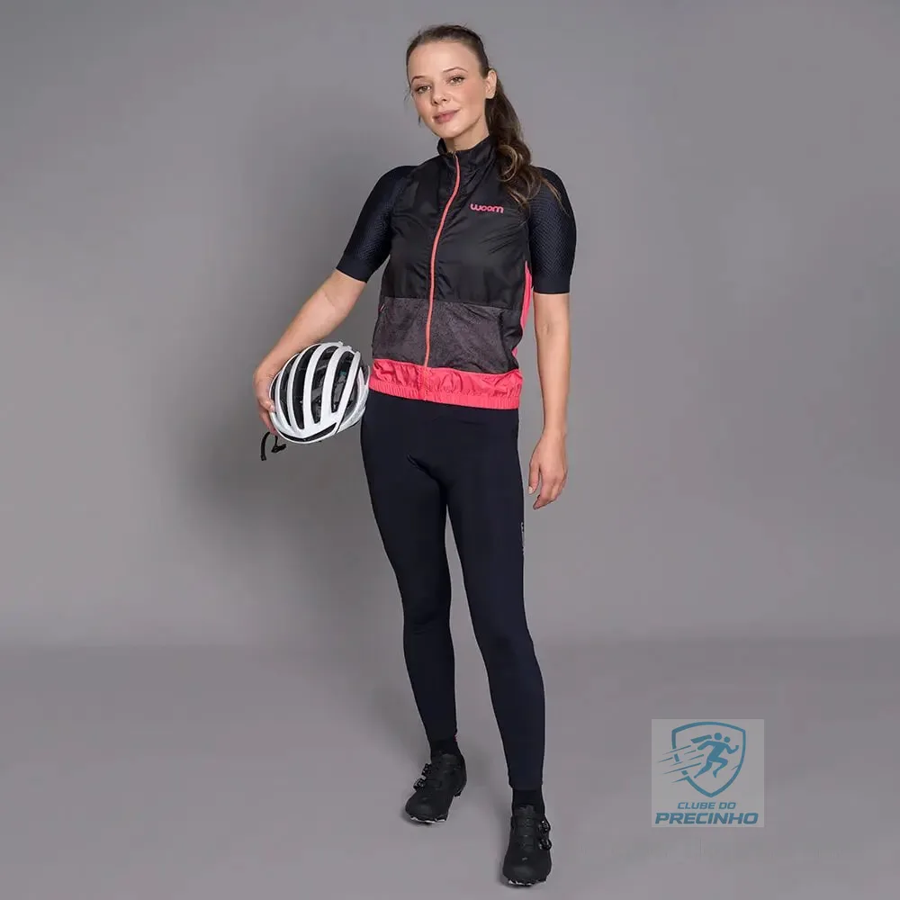 Colete Corta Vento Ciclismo Woom Supreme Feminino I