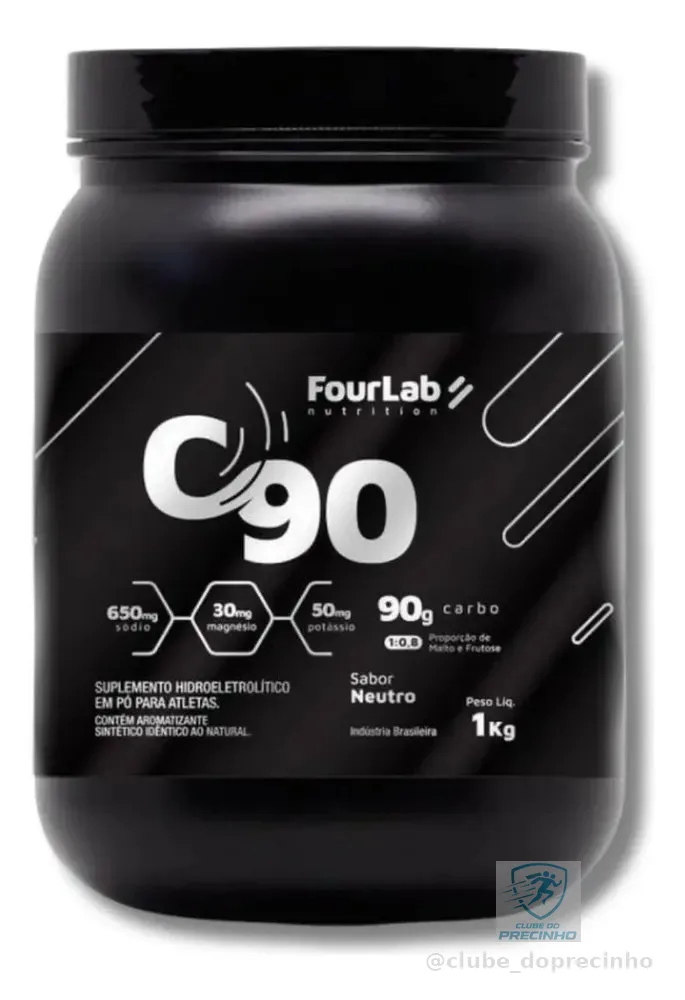 Carboidrato Em Pó 1kg Neutro Fourlab Suplemento Sem Glúten