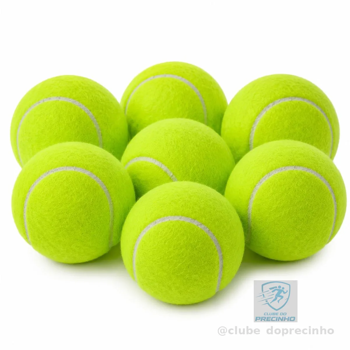 Kit 6 Bolas de Tênis para Pets e Treino Recreativo 6,5 cm