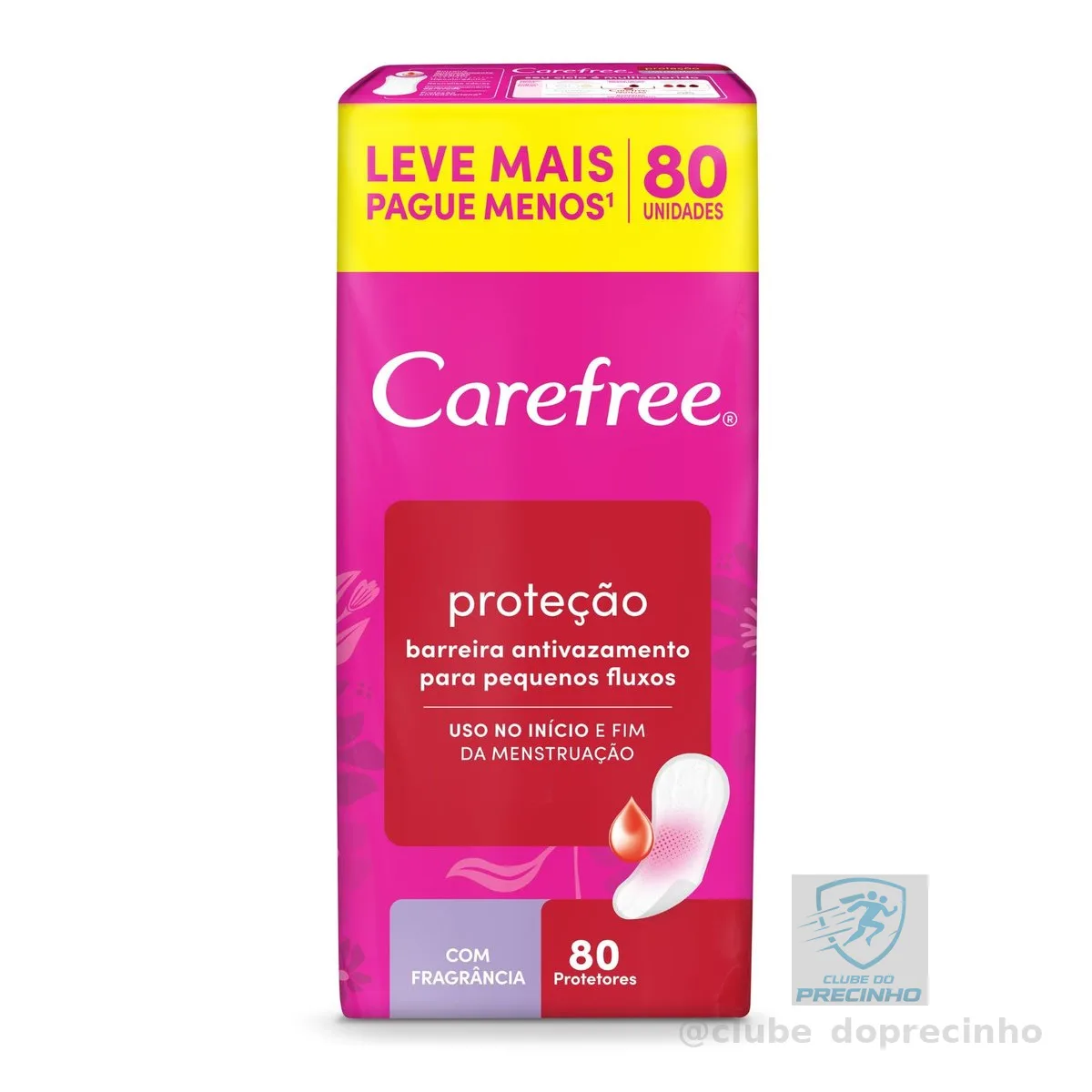 Carefree Protetor Diário Proteção Com Fragrância, 80un