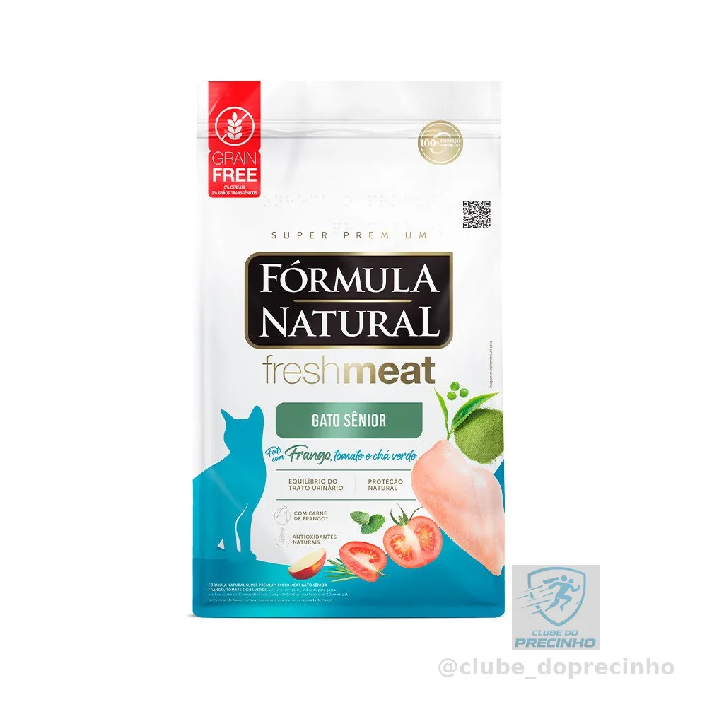 FORMULA NATURAL FRESH MEAT GATO SENIOR 7+ FRANGO 10,1KG