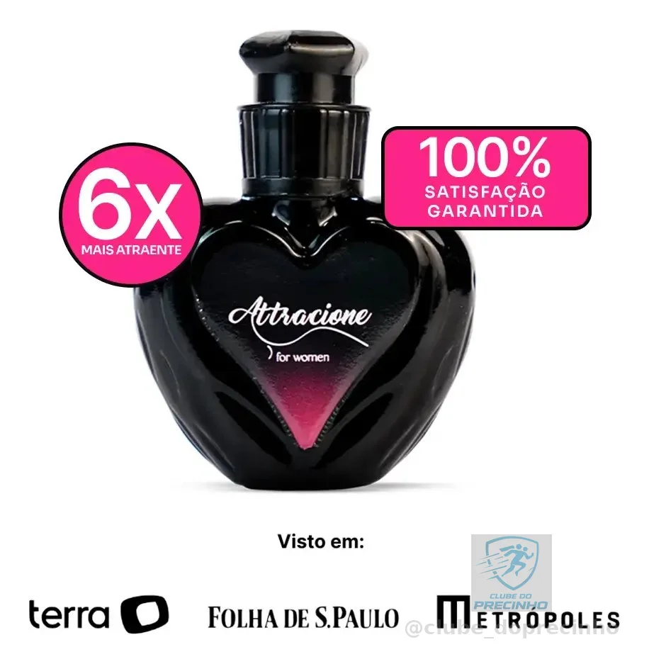 Perfume Attracione Feminino By Attracione Woman Mulher Sensual