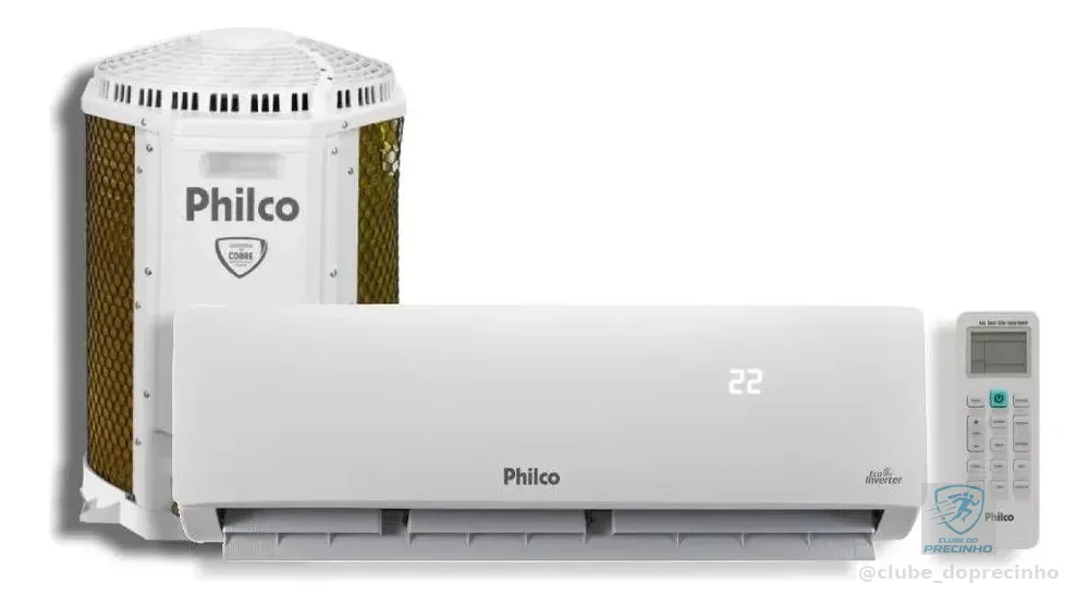 Ar Condicionado Inverter Philco 9000 Btus Frio 220v Pac9ft Branco 220v