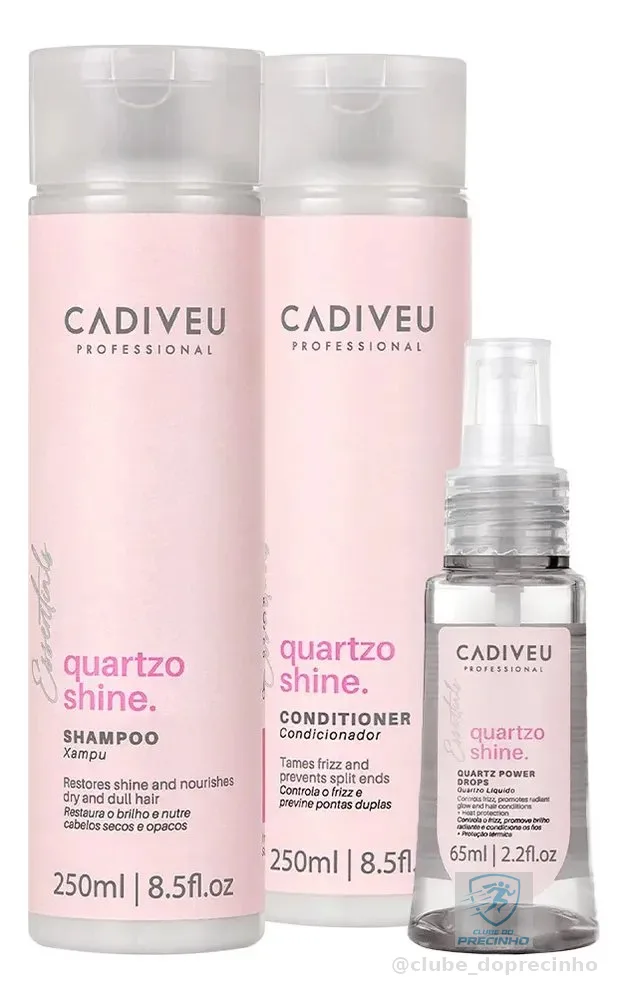 Cadiveu Professional Kit Quartzo Shine (3 Produtos)