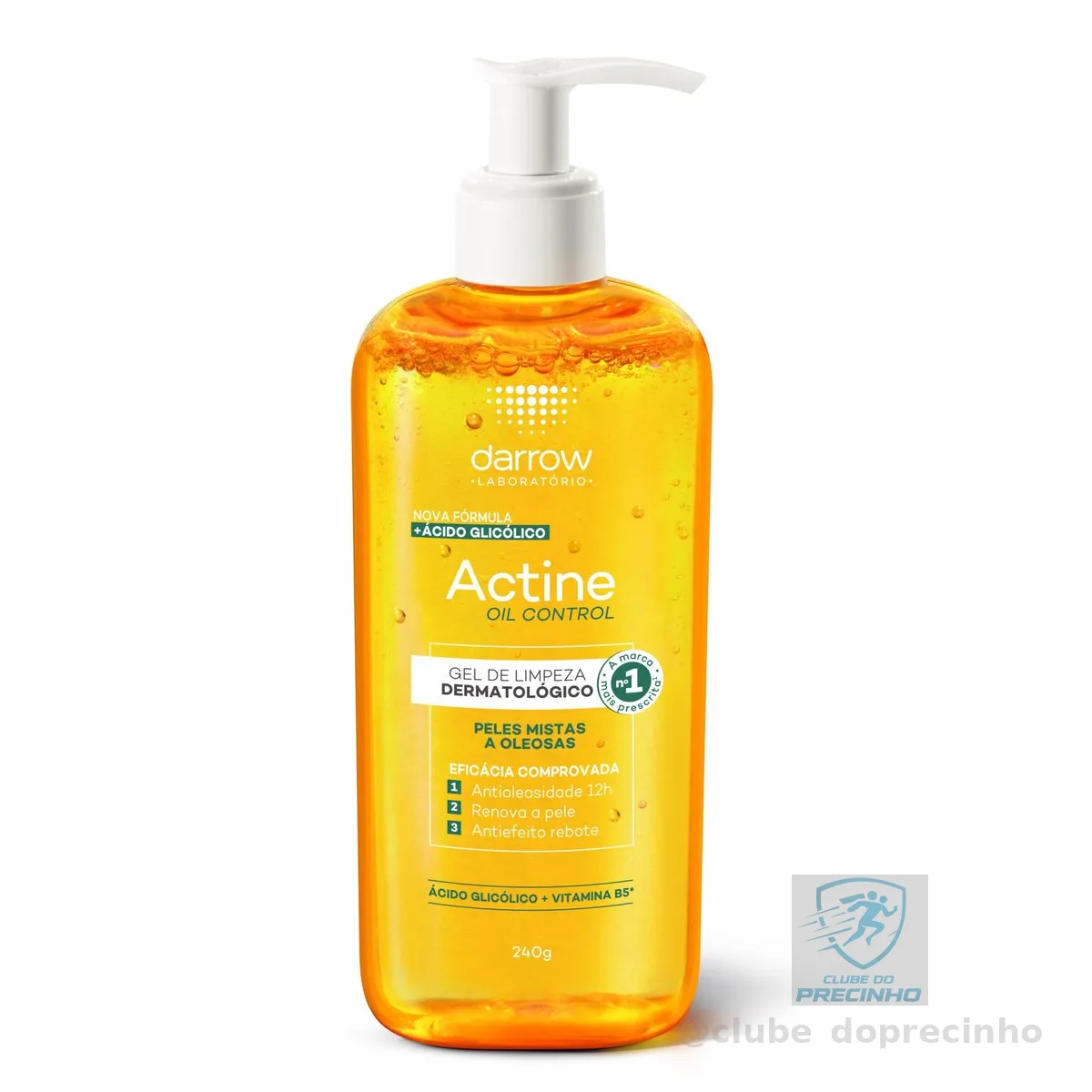 DARROW ACTINE OIL CONTROL GEL DE LIMPEZA 240G