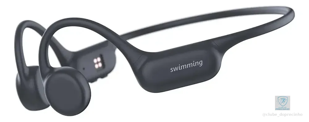 Fone Bluetooth Mp3 Condução Óssea Ipx8 Natação Sport 32g Bw Preto