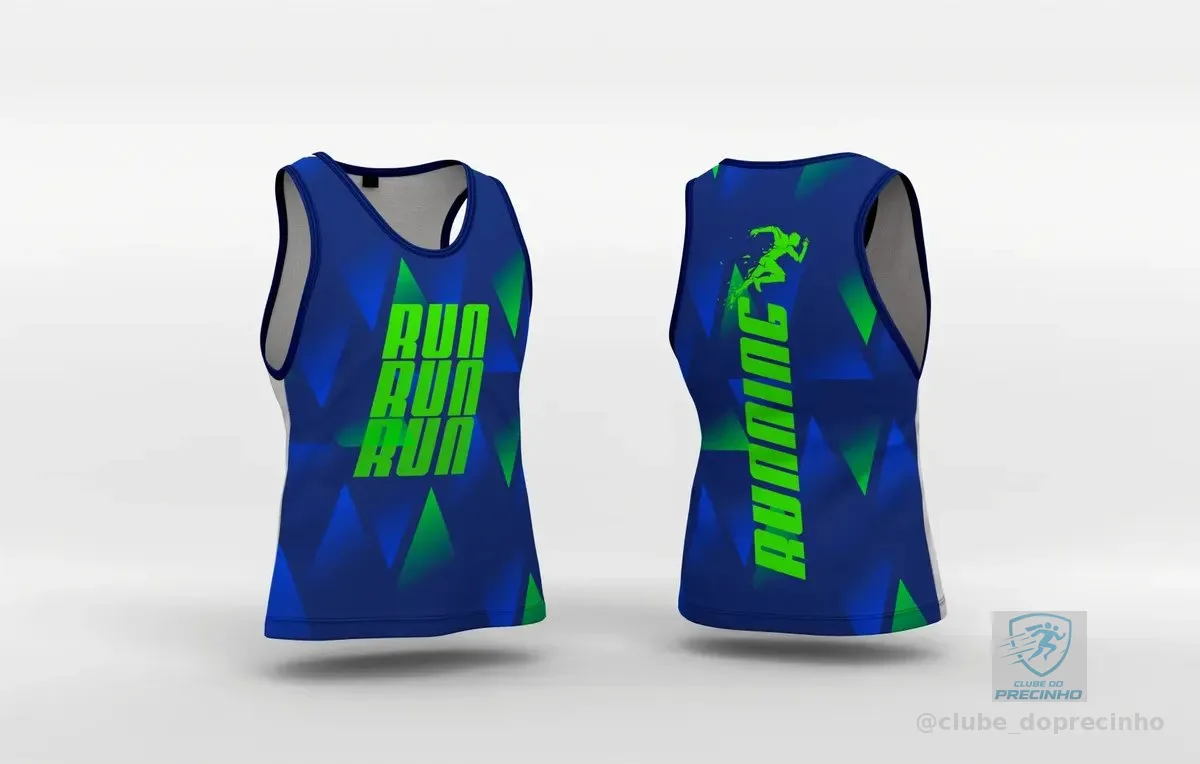 Camiseta Regata Masculina Dryfit Corrida Maratona Unissex