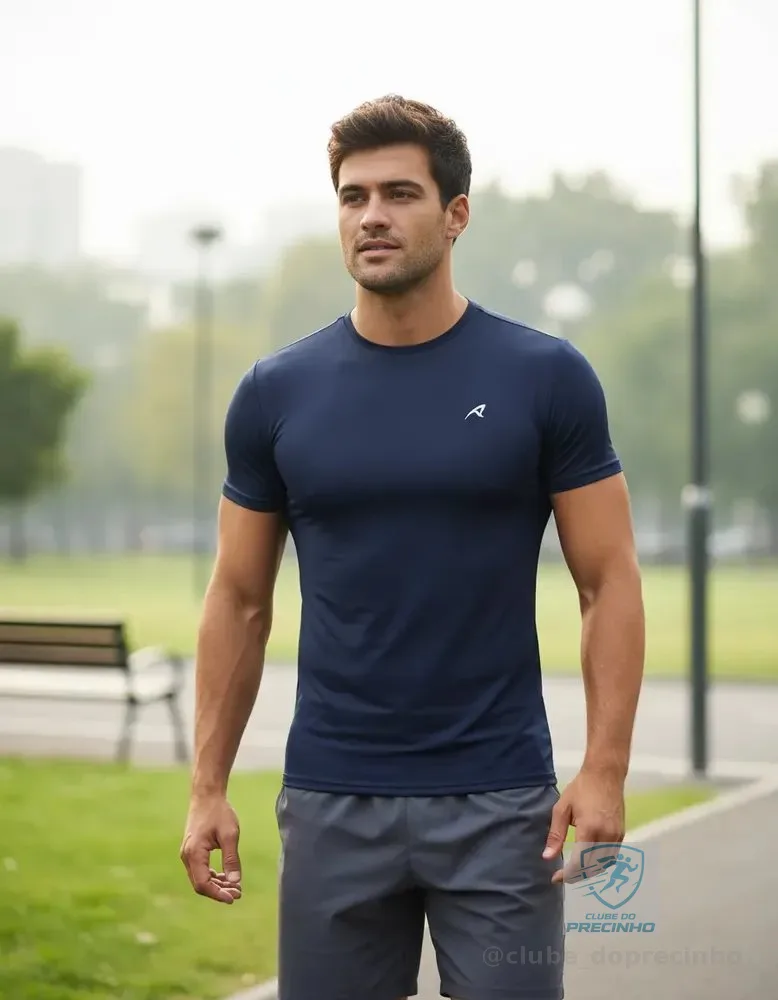Camiseta Authen Keep Cool Pep True Dry Preto - P ao GG