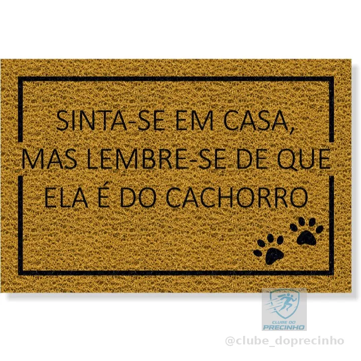 CAPACHO SINTA-SE EM CASA, CACHORRO