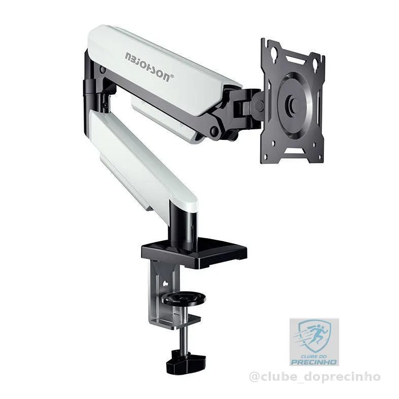Suporte Articulado Para Monitor Nbjohson GS-MRZ05, 13 Pol a 32 Pol, Branco, NB-GS-MRZ05-WH