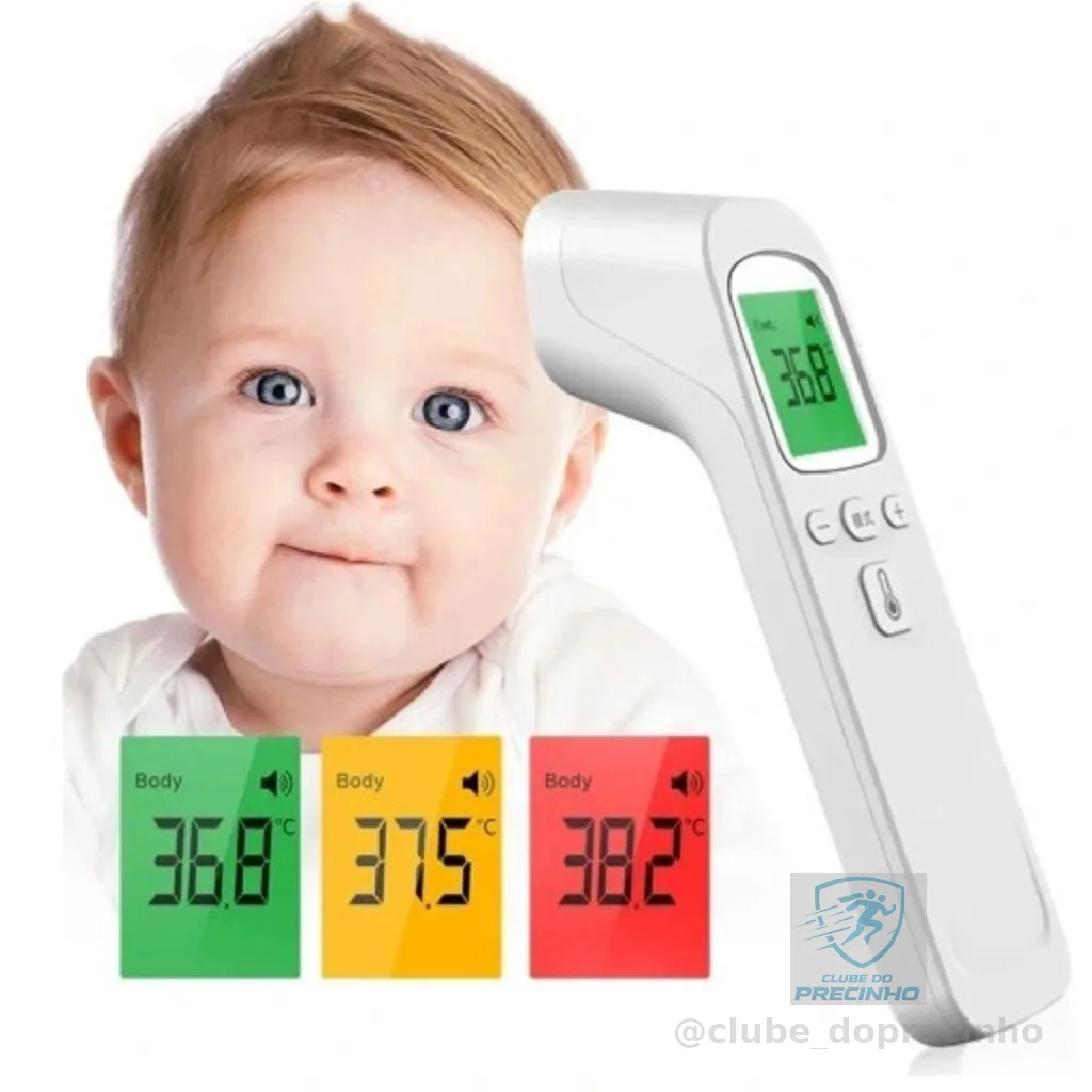 Termômetro Digital Infravermelho De Testa Sem Contato Médico LCD Febre Medição Do Bebê/Adulto TWC-01