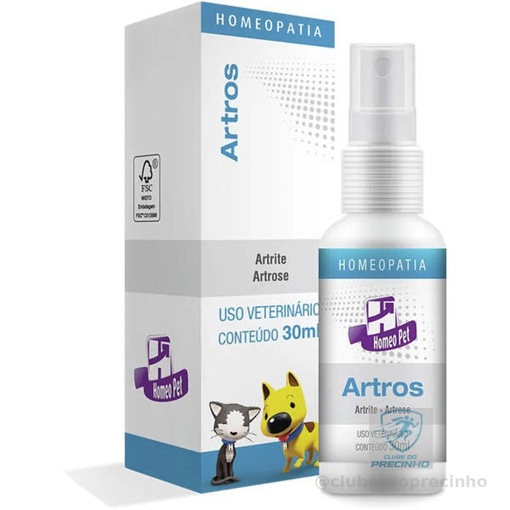 Artros Homeopatia Homeo Pet Real H - 30ml
