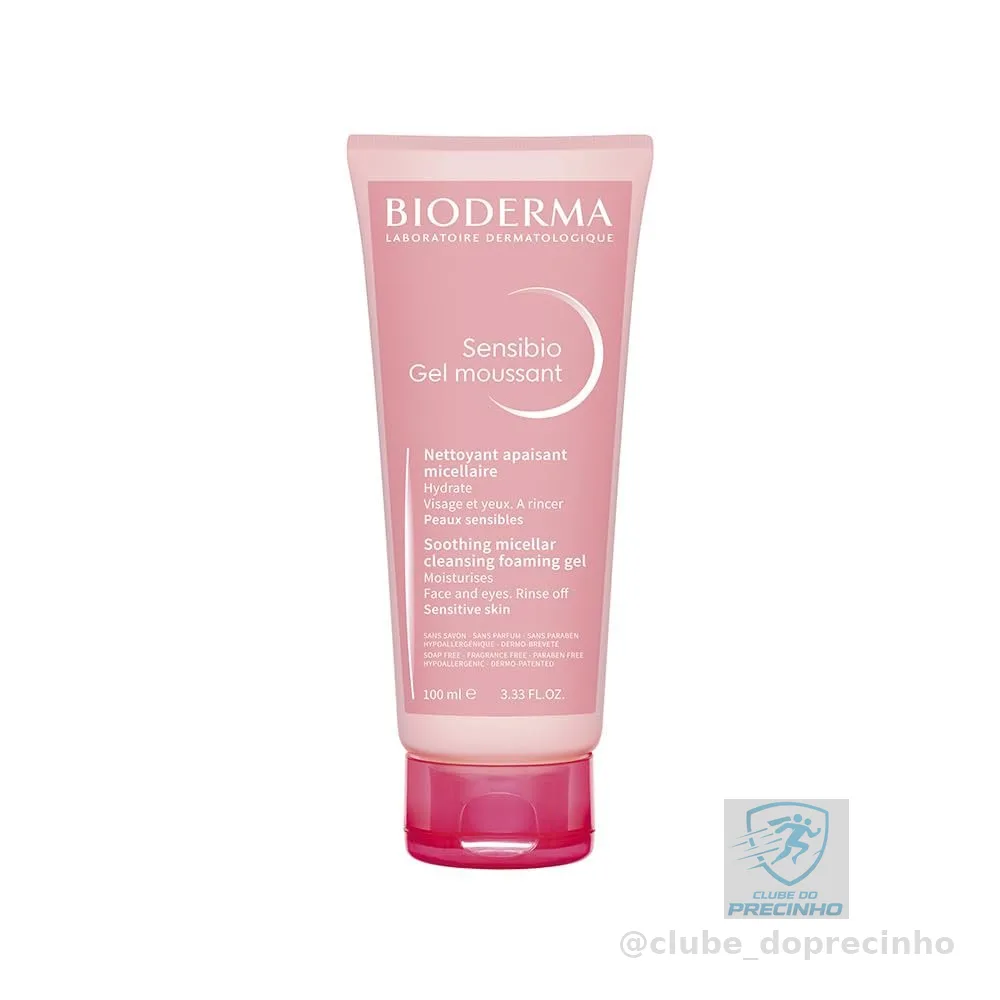 BIODERMA Gel de Limpeza Micelar Calmante e Hidratante Sensibio Gel Moussant 100ml
