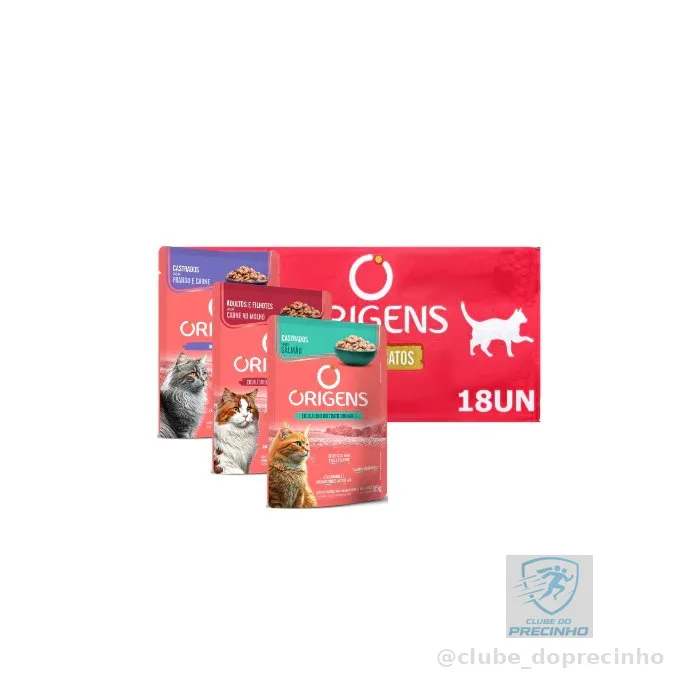 Origens Sachê Gato 85g Caixa Com 18 Unidades